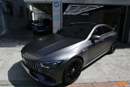 벤츠 GT43 AMG 랩핑제거 및 전체랩핑 재시공 장안동 / 광진구 중곡동