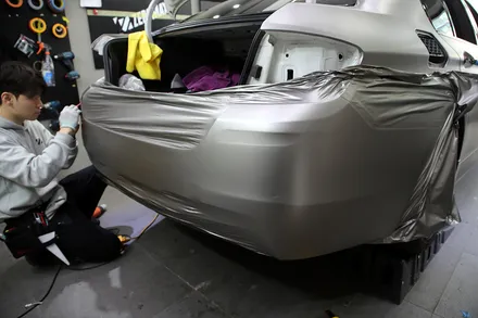 BMW 5시리즈 랩핑 할인된 가격? 근데 퀄리티는 할인 안 해요. / 광진구, 성수, 송파