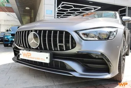 벤츠 GT43 AMG 랩핑제거 및 전체랩핑 재시공 장안동 / 광진구 중곡동