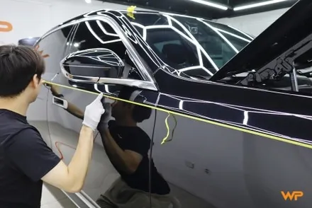 건대랩핑 BMW 7시리즈 투톤 자동차랩핑가격 궁금해 / 광진구 중곡동