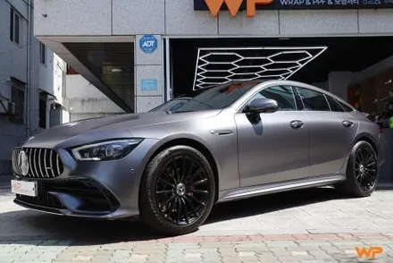 벤츠 GT43 AMG 랩핑제거 및 전체랩핑 재시공 장안동 / 광진구 중곡동