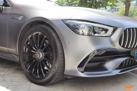 벤츠 GT43 AMG 랩핑제거 및 전체랩핑 재시공 장안동 / 광진구 중곡동