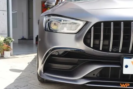 벤츠 GT43 AMG 랩핑제거 및 전체랩핑 재시공 장안동 / 광진구 중곡동