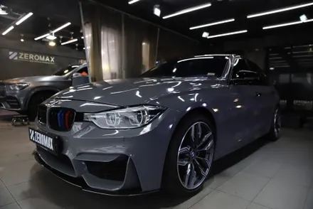 BMW 3시리즈 락그레이 시멘트 전체랩핑 청라랩핑 / 광진구, 성수, 송파