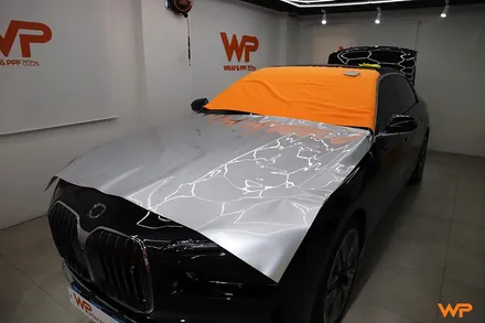 송파랩핑 BMW I7 투톤랩핑 이런 컬러 조합 어때 / 광진구 중곡동