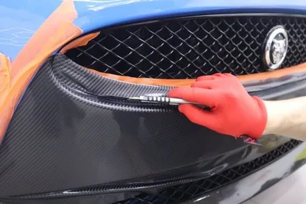 재규어 XKR-S 카본 부분랩핑 및 헤드라이트 PPF / 광진구 중곡동