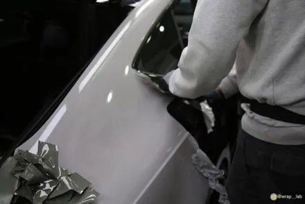 아우디 RS7 랩핑제거 후 전체랩핑 재시공 택랩 모스그린 / 광진구, 성수, 송파