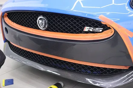 재규어 XKR-S 카본 부분랩핑 및 헤드라이트 PPF / 광진구 중곡동