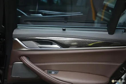 김포랩핑 BMW 5시리즈 유광카본 실내랩핑 / 광진구, 성수, 송파