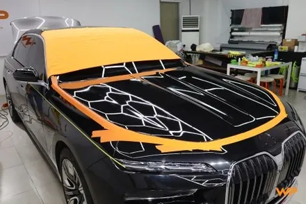 건대랩핑 BMW 7시리즈 투톤 자동차랩핑가격 궁금해 / 광진구 중곡동