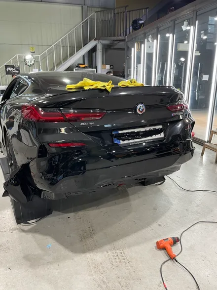 BMW 850I 쿠페 크롬죽이기 크롬딜리트 크롬삭제하면 어떻게 달라지나 한번 보실래요?! / 광진구, 성수, 송파