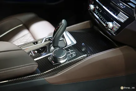 김포랩핑 BMW 5시리즈 유광카본 실내랩핑 / 광진구, 성수, 송파