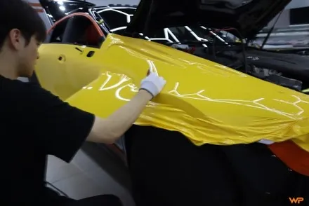벤츠 GT43 전체랩핑 AMG 감성 살린 옐로우 컬러변신 / 광진구 중곡동