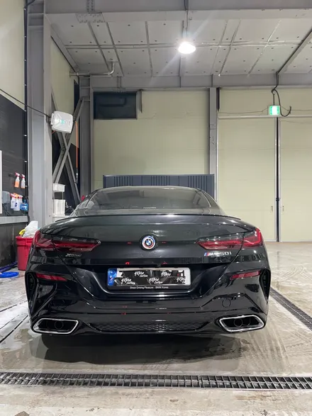 BMW 850I 쿠페 크롬죽이기 크롬딜리트 크롬삭제하면 어떻게 달라지나 한번 보실래요?! / 광진구, 성수, 송파