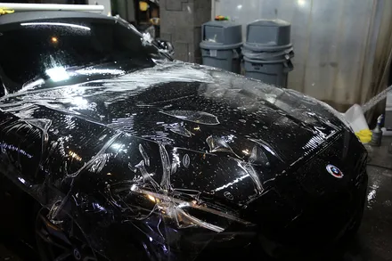 BMW Z4 M40I 자동차PPF 필름 시공 (+소프트탑,휠,가죽코팅) / 광진구, 성수, 송파