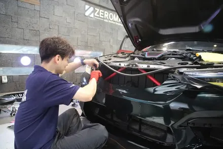 인천 랩핑 고광택 AX 필름 메탈릭 에메랄드 전체 시공 [ BMW M5 CS ] / 광진구, 성수, 송파
