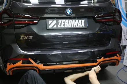 인천 포인트 랩핑 BMW IX3 디퓨져 유광블랙 / 광진구, 성수, 송파
