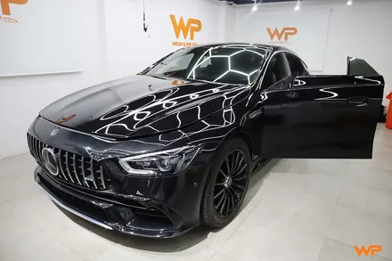 벤츠 GT43 AMG 랩핑제거 및 전체랩핑 재시공 장안동 / 광진구 중곡동