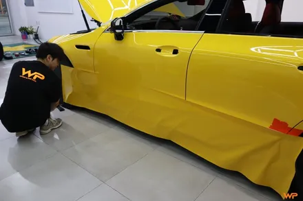 벤츠 GT43 전체랩핑 AMG 감성 살린 옐로우 컬러변신 / 광진구 중곡동
