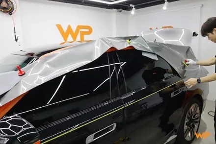 건대랩핑 BMW 7시리즈 투톤 자동차랩핑가격 궁금해 / 광진구 중곡동