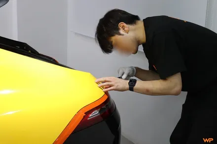 벤츠 GT43 전체랩핑 AMG 감성 살린 옐로우 컬러변신 / 광진구 중곡동