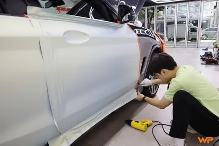 강동구랩핑 BMW X4 M40I 랩핑 제거 후 타이니봇 전체랩핑 / 광진구 중곡동
