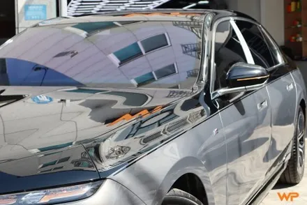 BMW 7시리즈 상단 투톤랩핑 비닐프로그 하이그로시 블랙 광진구랩핑 / 광진구, 성수, 송파