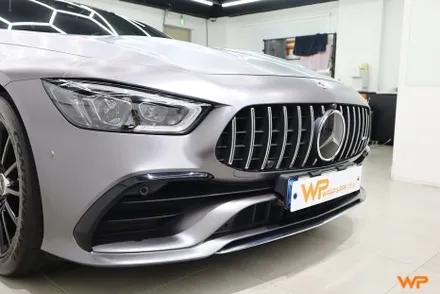 벤츠 GT43 AMG 랩핑제거 및 전체랩핑 재시공 장안동 / 광진구 중곡동