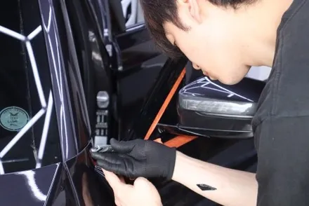 BMW G30 520I 윈도우몰딩 크롬죽이기 부분랩핑 / 광진구 중곡동