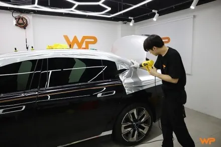 송파랩핑 BMW I7 투톤랩핑 이런 컬러 조합 어때 / 광진구 중곡동