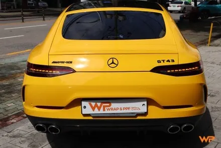 gt43 amg 크롬죽이기 엠블럼 블랙 교체 크롬딜리트 필수 / 광진구 중곡동