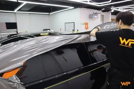 건대랩핑 BMW 7시리즈 투톤 자동차랩핑가격 궁금해 / 광진구 중곡동