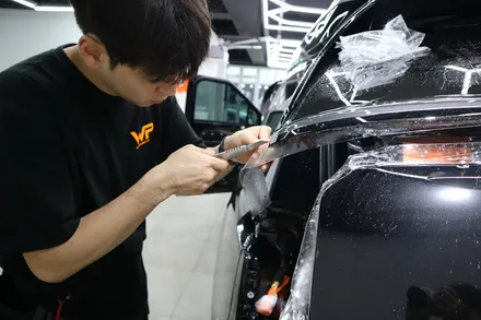 카니발 하이리무진 전체PPF 윈드쉴드 가죽코팅 풀 신차패키지 / 광진구 중곡동