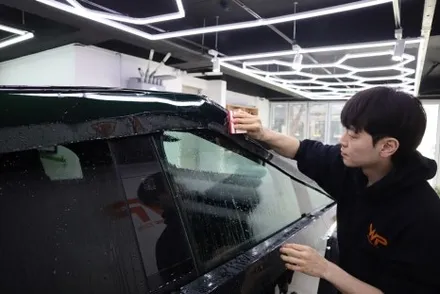 사이버트럭 에메랄드 그린 컬러PPF 시공 l 랩핑과 비교해도 컬러 PPF가 유리한 이유 / 광진구 중곡동