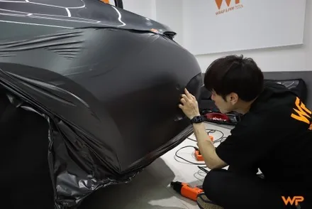 중랑구 벤츠 CLS450 (C257) 전체랩핑 전문샵 사틴다크그레이 / 광진구, 성수, 송파