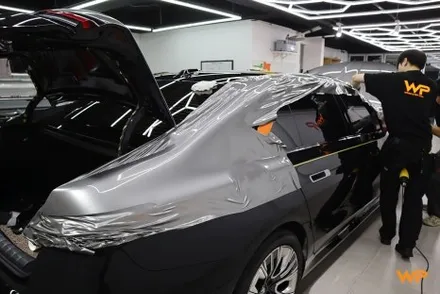 건대랩핑 BMW 7시리즈 투톤 자동차랩핑가격 궁금해 / 광진구 중곡동
