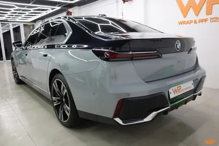 BMW 7시리즈 투톤랩핑, 고광택 코치라인 디테일 시공후기 / 광진구 중곡동