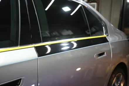 인천 투톤 랩핑으로 해결 BMW I7 듀오톤 순정 판박이 / 광진구, 성수, 송파