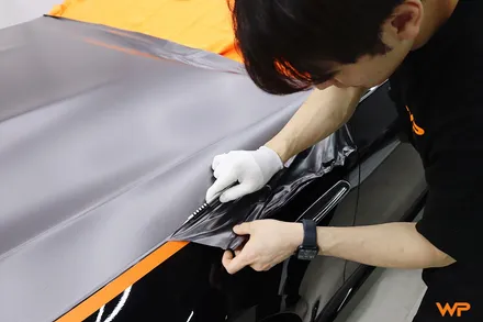 벤츠 GT43 AMG 랩핑제거 및 전체랩핑 재시공 장안동 / 광진구 중곡동