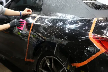 BMW Z4 M40I 자동차PPF 필름 시공 (+소프트탑,휠,가죽코팅) / 광진구, 성수, 송파