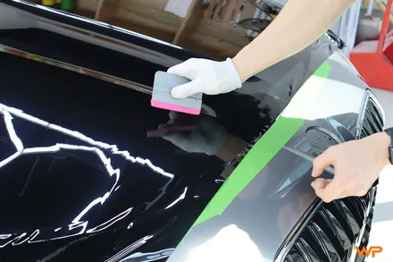 BMW 7시리즈 상단 투톤랩핑 비닐프로그 하이그로시 블랙 광진구랩핑 / 광진구, 성수, 송파