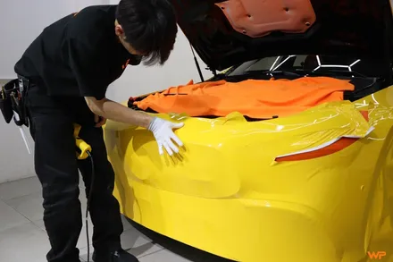 벤츠 GT43 전체랩핑 AMG 감성 살린 옐로우 컬러변신 / 광진구 중곡동