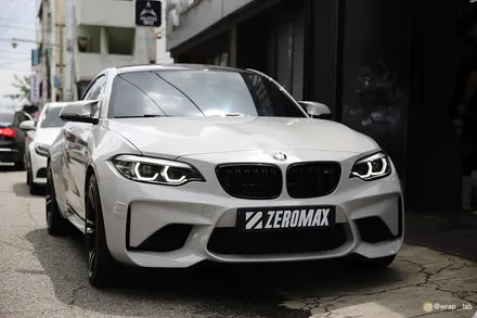 인천랩핑 BMW M2 랩핑제거 후 전체랩핑 보험처리 어떻게 / 광진구, 성수, 송파