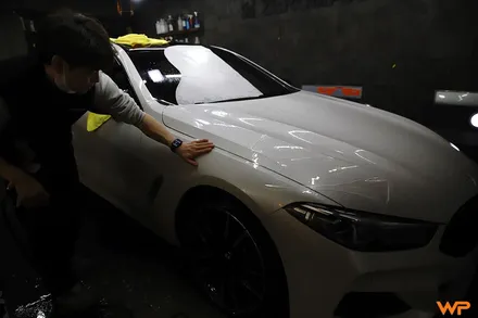 BMW 850i 전체PPF 그리고 크롬죽이기 까지 강남랩핑 / 광진구, 성수, 송파