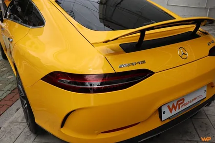 벤츠 GT43 전체랩핑 AMG 감성 살린 옐로우 컬러변신 / 광진구 중곡동