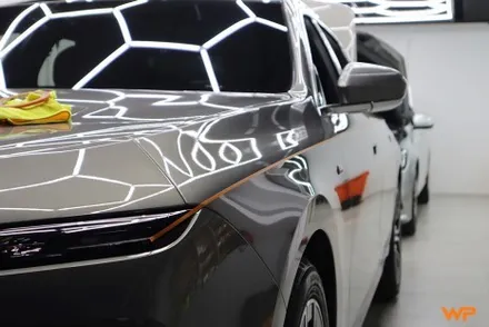 BMW 7시리즈 상단 투톤랩핑 비닐프로그 하이그로시 블랙 광진구랩핑 / 광진구, 성수, 송파