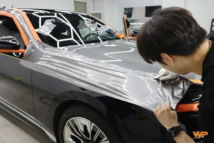 건대랩핑 BMW 7시리즈 투톤 자동차랩핑가격 궁금해 / 광진구 중곡동