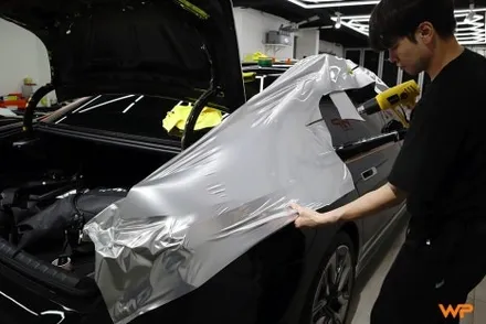 송파랩핑 BMW I7 투톤랩핑 이런 컬러 조합 어때 / 광진구 중곡동