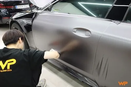 벤츠 GT43 AMG 랩핑제거 및 전체랩핑 재시공 장안동 / 광진구 중곡동
