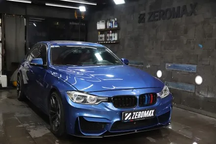 BMW 3시리즈 락그레이 시멘트 전체랩핑 청라랩핑 / 광진구, 성수, 송파